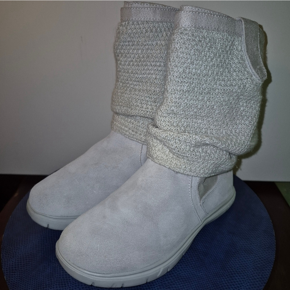 Cheeks Tony Little Cheeks Fit Body Womens Boots sz. 8 (#1844) EC. Leather Upper.